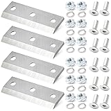 TUTUSIA 4 Pack Wood Chipper Shredder Blades