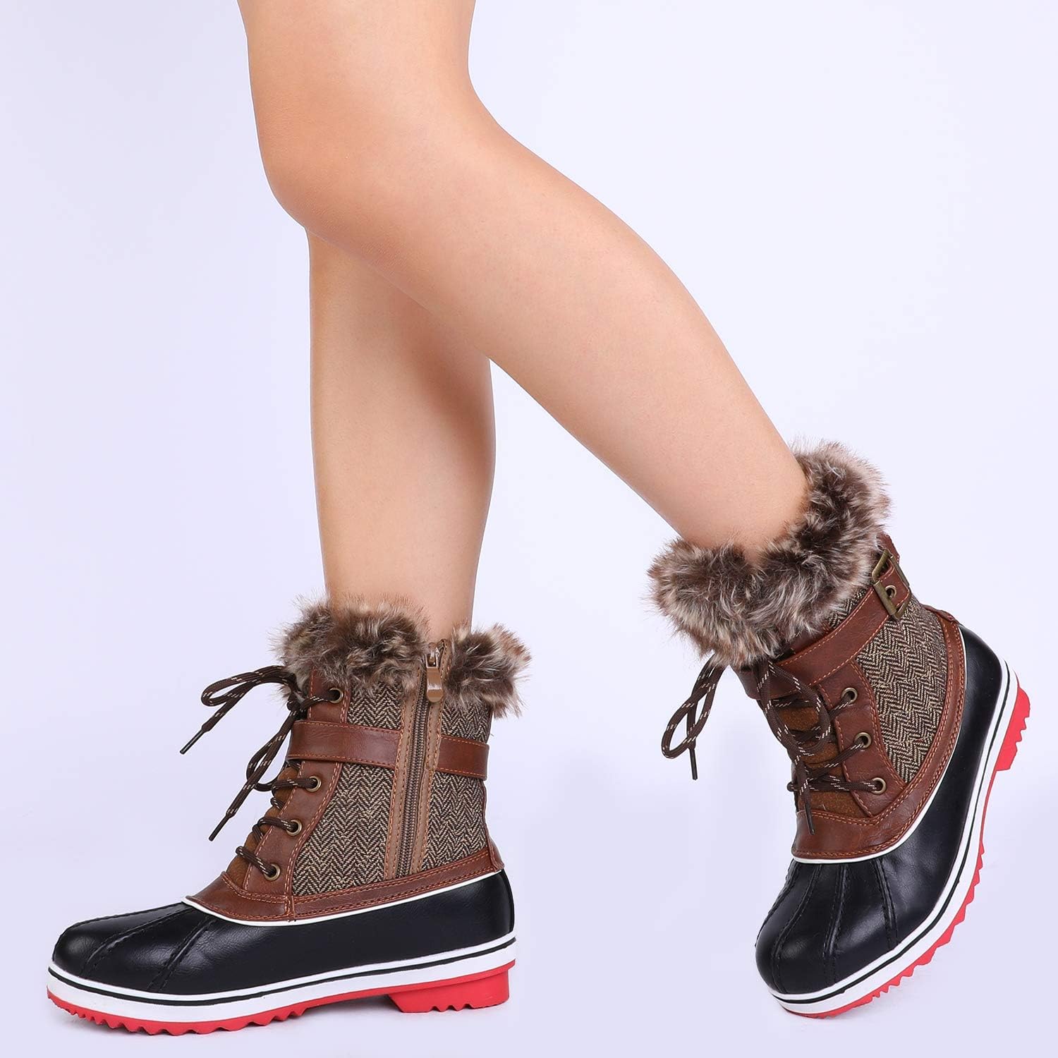  | DREAM PAIRS Women's Mid Calf Winter Snow Boots | Snow Boots