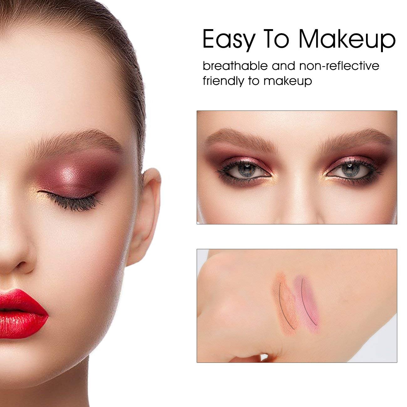 Invisible Beauty Double Eyelid Tape Instant Eyelid Lift Without Surgery,Fiber,Medical Grade Latex Free Hypoallergenic,Perfect for Hooded,Droopy,Uneven,Mono-eyelids,120PCS Slim + 120PCS Wide