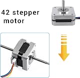 Hausdec Nema 17 Stepper Motor 17HS08-1004S 1.8 Degree 42mm 20mm Short Height 1A view 2