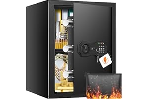 THMOSZ 2.8 Cuft Fireproof Safes for Home Use, Large Home Safe Box Fireproof Waterproof with Digital Keypad and Removable Shelf, Metal Security Safety Box for Money, Document, Cash, Jewelry, Valuables