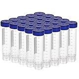 ESHATO 50 Pack Sterile Centrifuge Tubes, 50ML