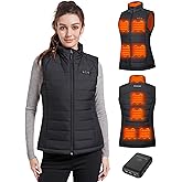 Evonicc Women's Heated Vest with Battery Pack Included 7.4V 16000mAh, Warming Heated Vest for Women, Electric Heating Vests