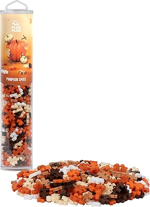 Plus-Plus - 240 Kreativ Bausteine Kürbis, Pumpkin Spice