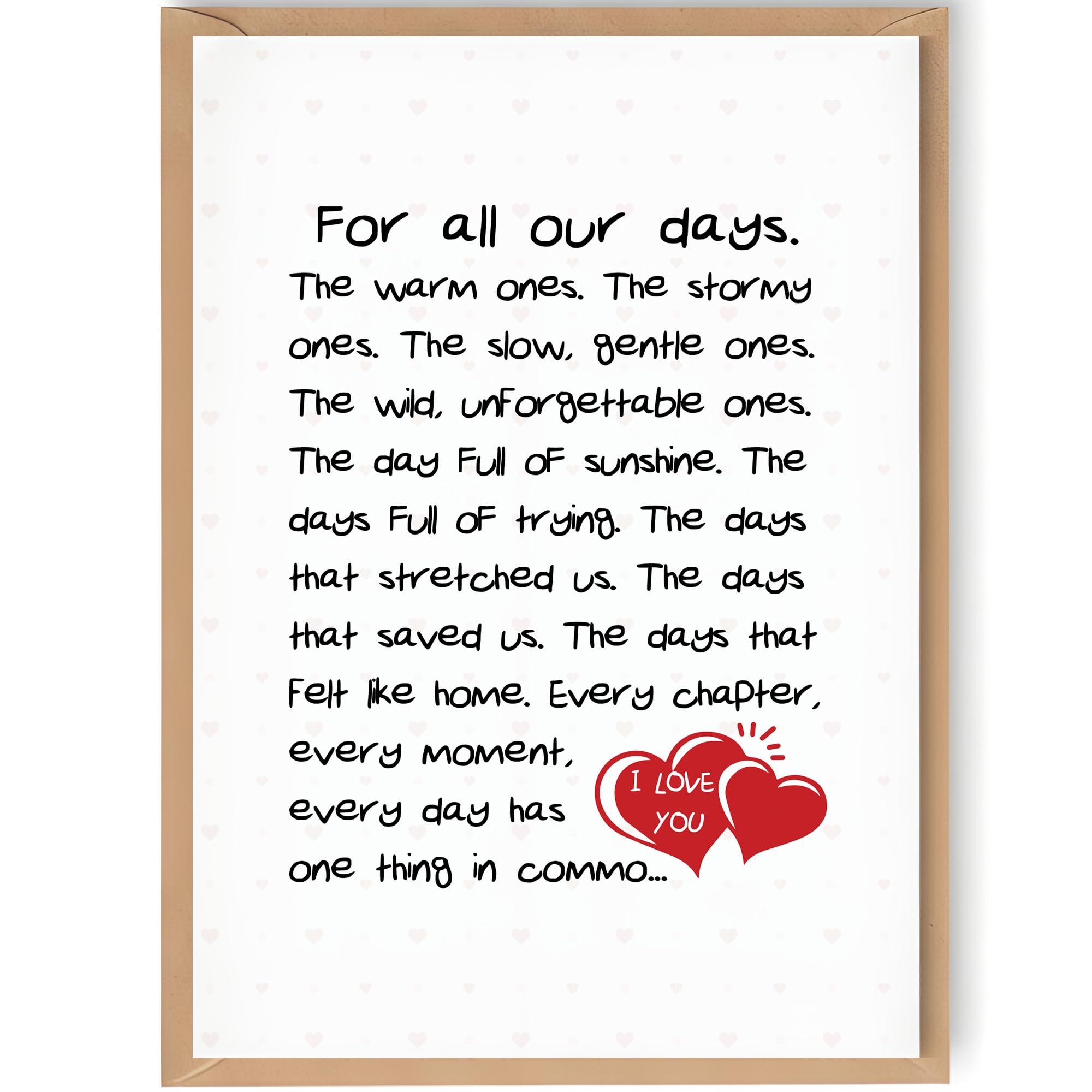 Photo 1 of 1Pcs I Love You Card Valentines Day Cards For Wife Her Girlfriend Fiance Woman Husband Boyfriend Men I Love You Card Romantic Valentines Cards Anniversary Birthday Mothers Day Valentine Gift For Women Men