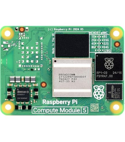 Amazon.com: Raspberry Pi Compute Module 5, CM5116064, Wireless