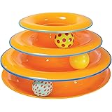 Petstages Cat Tracks Cat Toy - Fun Levels of Interactive Play - Circle Track with Moving Balls Satisfies Kitty’s Hunting…