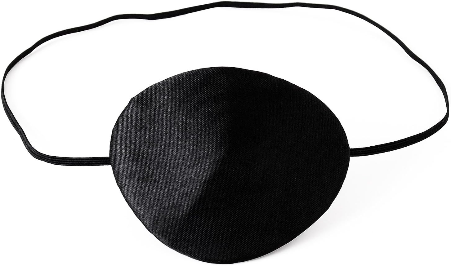 Amazon Bamboo Internals 眼帯 アイパッチ コスプレ 海賊 フリーサイズ 収納袋セット サテン地 立体構造 黒 コスプレ 仮装 通販