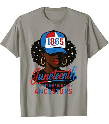 シャツ Amazon.com: Juneteenth Women Black Freedom Day 1865 Red White Blue