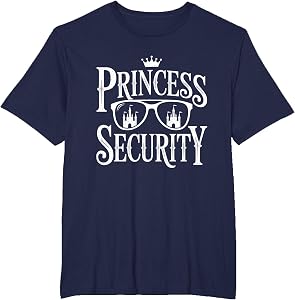Princess Security Protection Birthday Party Matching Family T-Shirt