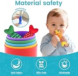 DQMOON Montessori Fishing Game 10 in 1 Soft Fabric Toy 6m+ view 4
