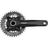 SHIMANO FC-MT210 Plateau VTT 2x9 Vitesses 36/22D – Manivelles 170 Mm Ligne Chaîne 51 Mm Noir