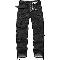 Mesinsefra Men's Cotton Casual Military Army Cargo Camo