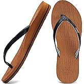 KuaiLu Womens Fashion Flip Flops Ladies Lightweight Summer Beach Yoga Mat Thong Sandals with Comfortable Arch Support
