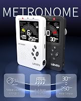 LEKATO Guitar Tuner Metronome 3 in 1 Rechargeable Digital Tuner view 5