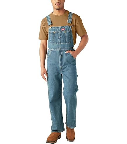 Amazon.com: Men's Liberty Work Denim Zip Fly Bib Overalls 30X30