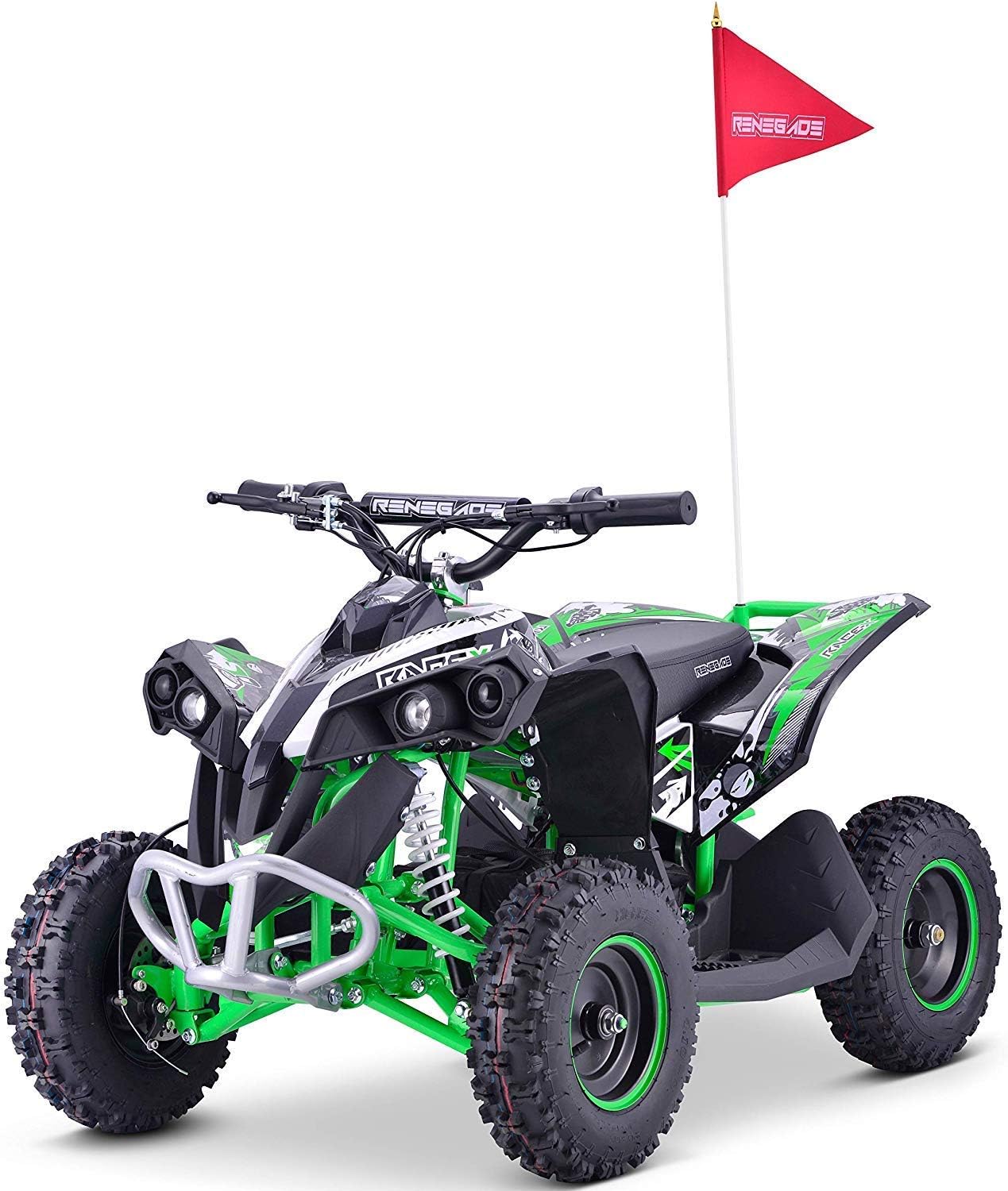 WJSW 36V 1000W Rechargeable Electric Quad Bike - Green