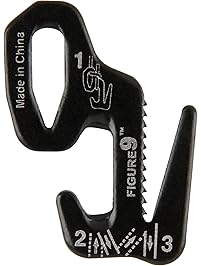 Nite Ize F9S-02-01 Figure-9 Rope Tightener, Black, Small