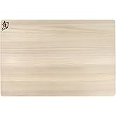 Shun Cutlery Large Hinoki Cutting Board, 17.75" x 11.75" Large Wooden Japanese Chopping Board for Kitchen, Medium-Soft Wood Preserves Knife Edges, Forest Stewardship Council Certified