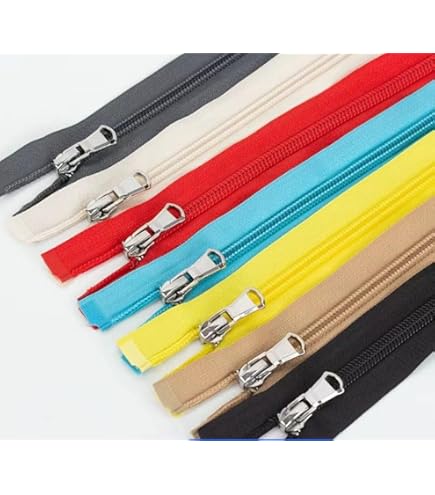 Cremalleras Para Chaquetas Pack De 2 Cremalleras Plásticas Divisibles (5mm X 100cm) - Color Blanco Cremallera Para Chaqueta