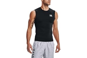 Under Armour Mens Armour HeatGear Compression Sleeveless T-Shirt Sleeveless