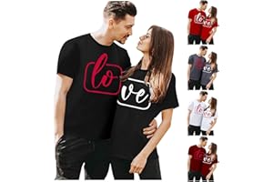 Matching Tshirt for Couples Matching Hawaiian Shirts for Couples His & Hers Valentine's Day Pajamas Pajamas Husband Hoodie Cu
