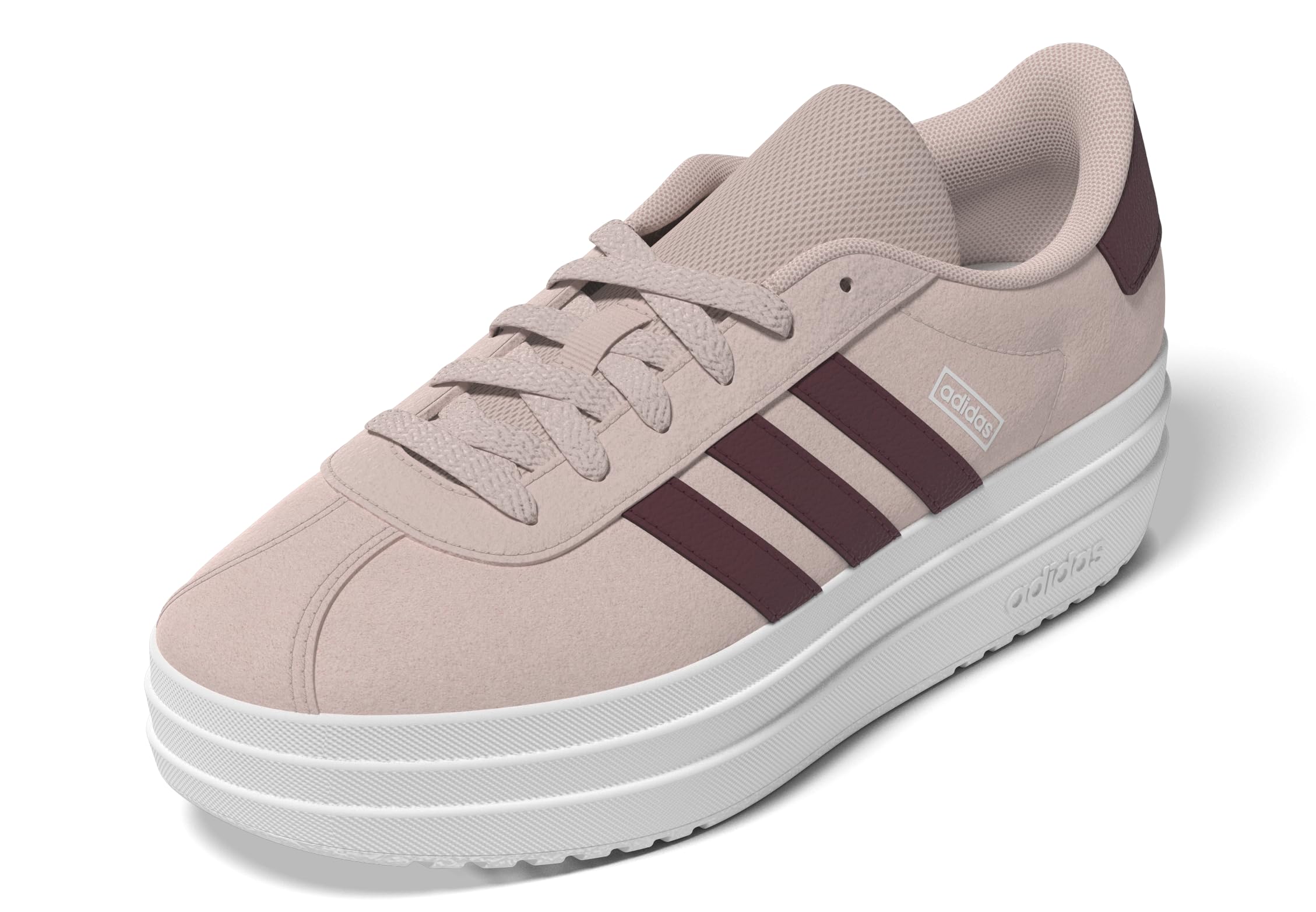 Photo 1 of adidas VL Court Bold Sneaker, Wonder Quartz/Shadow Red/White, 6.5 US Unisex Big Kid