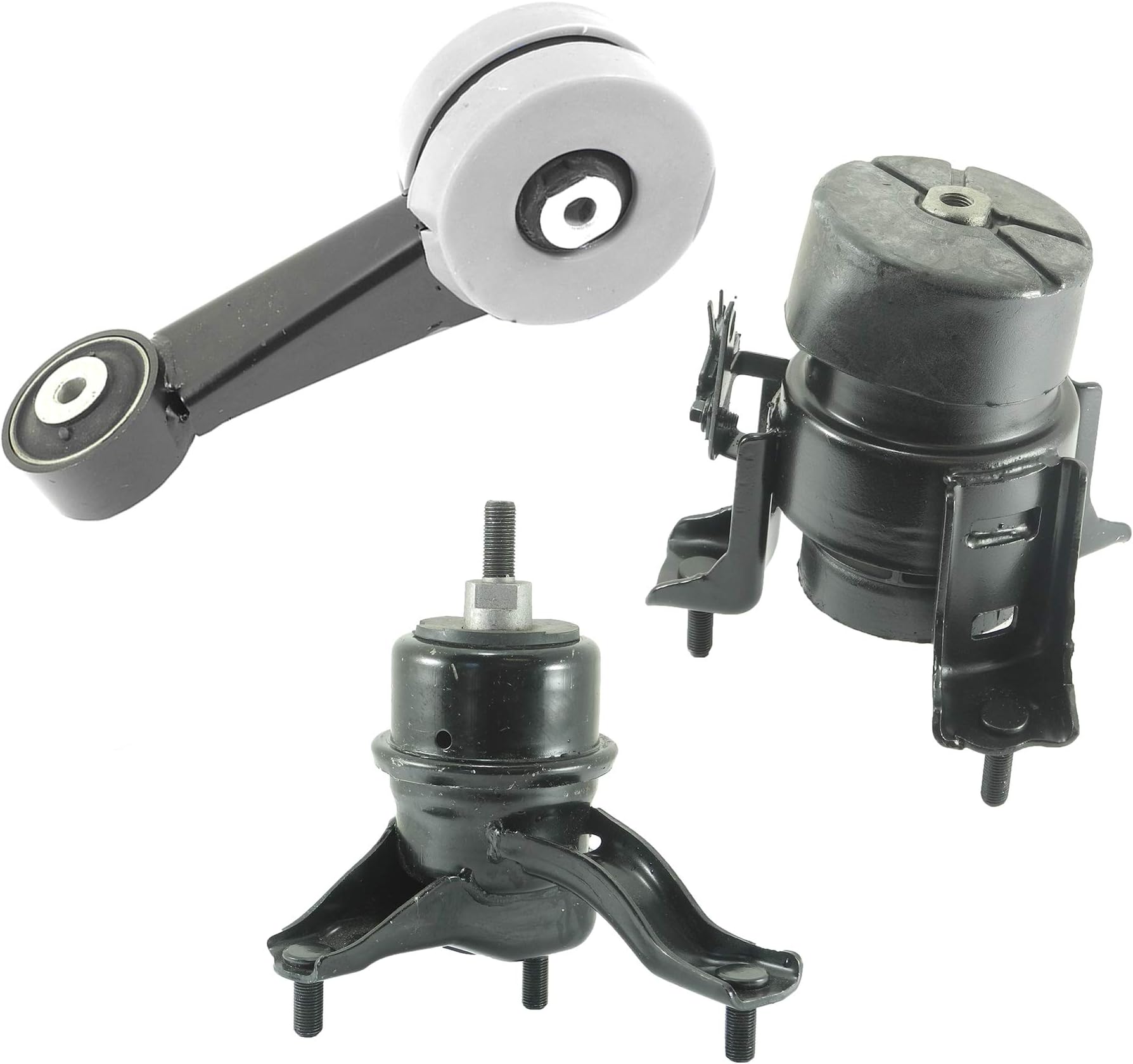 For Fits 07-09 Lexus RX350 3.5L Engine Motor Mount Set of 3PCS Polyurethane A62034 A4239 A62036 2007 2008 2009