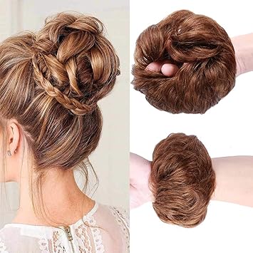 Amazon Com 100 Human Messy Bun Hair Piece Hair Buns Extensions