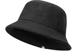 GADIEMKENSD Winter Bucket Hat - Premium Wool, Packable, Plain Colors, Unisex Warm Hat