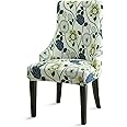 Liykimt Stretch Wingback Side Chair Slipcover-Accent Chair Cover Slipcover with Arm,Washable Upholstered Arm Dining Chair with Nailed Trim Protector for Dining Living Room