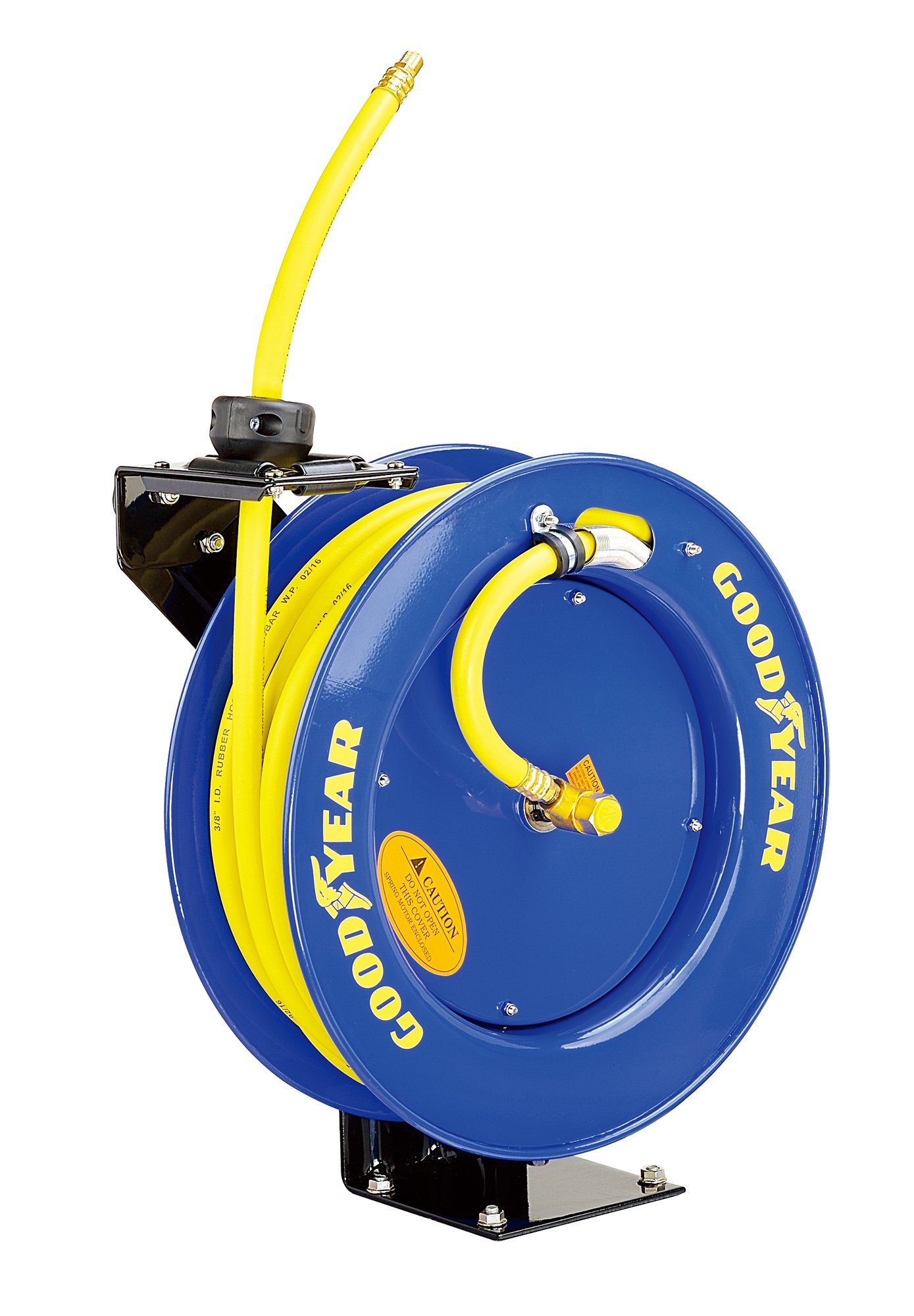 Goodyear L815153G Steel Retractable Air Compressor/Water Hose Reel with