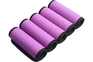 BAGSWEET Luggage Handle Wrap for Suitcase/Carry On/Backpacks-Neoprene Luggage Handle Wraps Bright Luggage Identifiers/Tags/Spotter/Markers Travel Accessories/Essentials-Purple