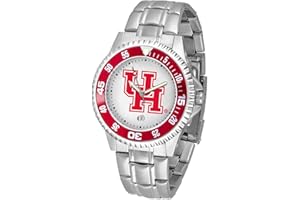 SunTime Men's Competitor 40mm Quartz Watch, 20mm Stainless Steel Strap, Gameday Dial