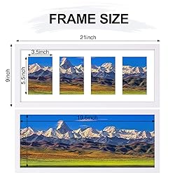 Vittanly 8x20 Collage Picture Frame, Displays 4Pcs