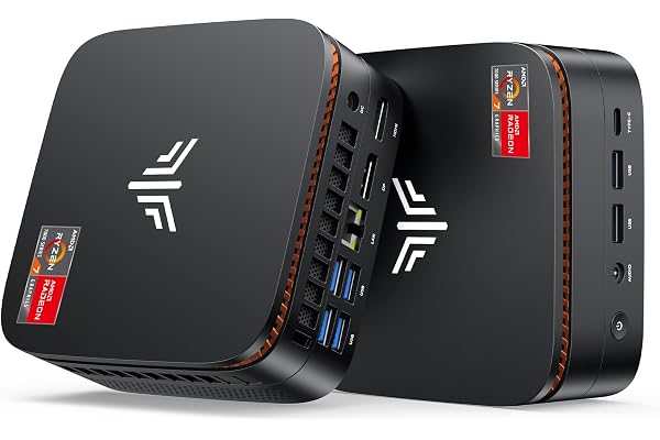 KAMRUI Mini PC, AMD Ryzen 7 7735HS Mini Gaming Computers(Beat 6800H, 8C/16T, Max 4.75GHz), 16GB LPDDR5 RAM 512GB SSD Micro Desktop Computer, Triple Display, WiFi 6, BT5.2, 2.5Gbps LAN, Office Home