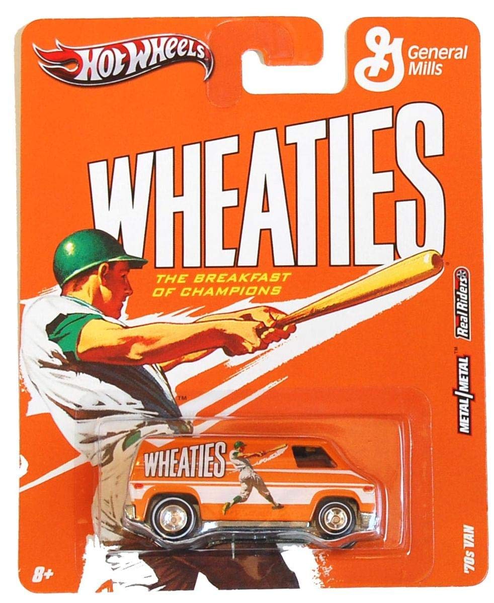 '70s VAN * WHEATIES * Hot Wheels General Mills Cereal 2011 Nostalgia Series 1:64 Scale Die-Cast Vehicle