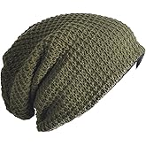 FORBUSITE Mens Slouchy Long Oversized Beanie Knit Cap for Summer Winter B08