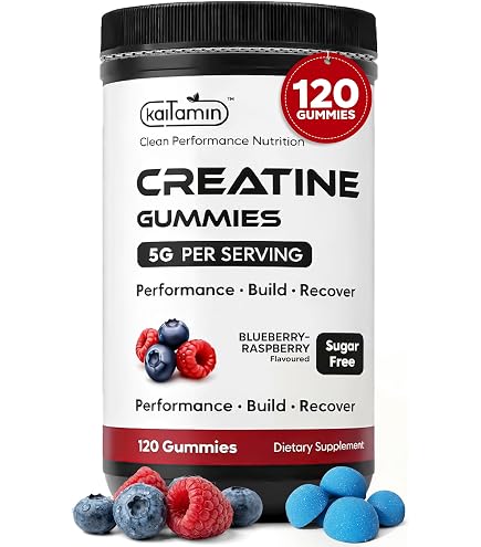 Amazon.com: Kaitamin Creatine Monohydrate Gummies 5g – Sugar Free