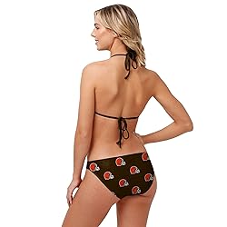 FOCO Cleveland Browns NFL Womens Mini Print Bikini