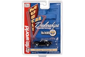 AW AUTO WORLD Auto World Thunderjet Mr. Norm's Grand Spaulding Dodge - 1970 Dodge Challenger T/A (Black) HO Scale Slot Car