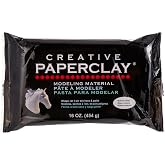 Creative Paperclay for Modeling Compound, 16-Ounce, White, 4" x 1" x 8" (Length x Width x Height)