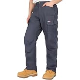 BOCOMAL FR Cargo Pants for Men Lightweight Vented Airflow Stretch Ripstop | Fire Resistant CAT2,Modacrylic Breathable Mesh,Relaxed Fit,Double Front Knee,Water Stain Flame Resistant Summer Work FRC