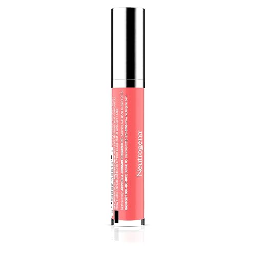 Neutrogena Hydro Boost Hydrating Lip Shine, 30 Flushed Coral Color