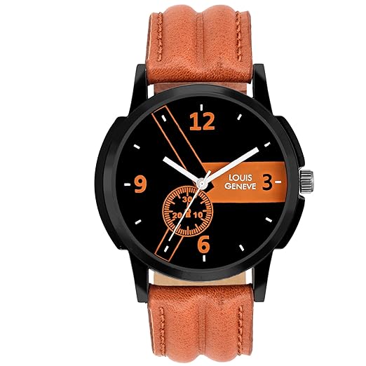Louis Geneve Polo Series Analog Watch for Men (BBROWN-139)