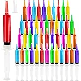 100 Pack Party Syringes with Tip Cap, 20ml Plastic Syringe for Halloween, Christmas, Thanksgiving Party Favors Supplies