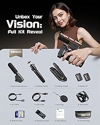5K Video Camera Camcorder, UHD 64MP Vlogging Camera
