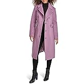 Kenneth Cole Women's Military Wool Blend Overcoat
