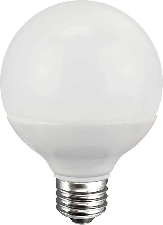 TCP LED G25, 40W Equivalent (5W), Soft White (2700K), NonDimmable Light Bulb, LED Bulbs