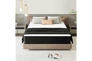 Swbvs Double Mattress, 12 inch Double Size Mattress, Memory Foam & Individual Pocket Springs, Medium Firm Full Mattress in a 